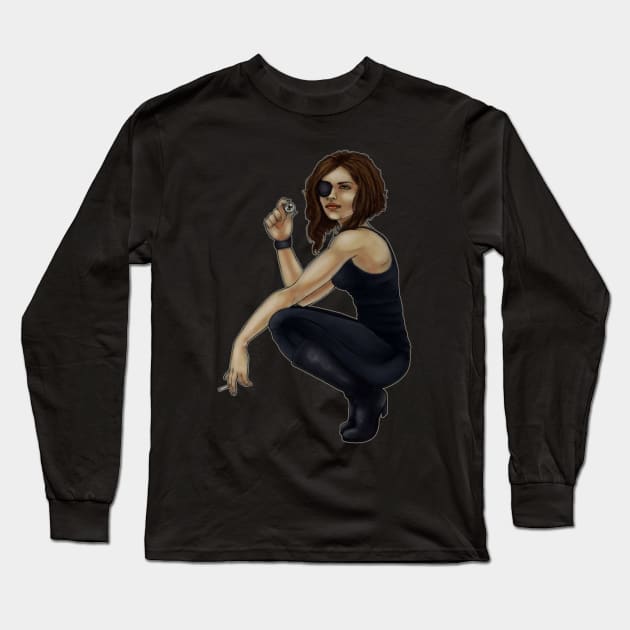 Eden Sinclair Long Sleeve T-Shirt by D. Fillz